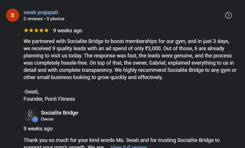 Punit-Fitness-Meta-Ads-Review
